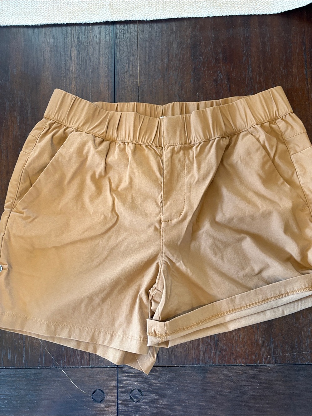 Everyday Columbia Brown Women's Elastic-Waist varied length Shorts